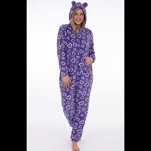 🌟 Ladies Fleece One Piece Pyjamas